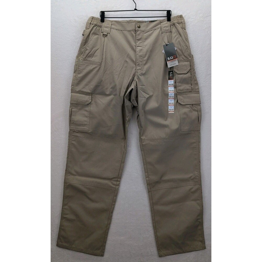 5.11 Tactical 74273 TACLITE Pro Tactical Pants Relaxed Fit Khaki Men's 40x34 NWT
